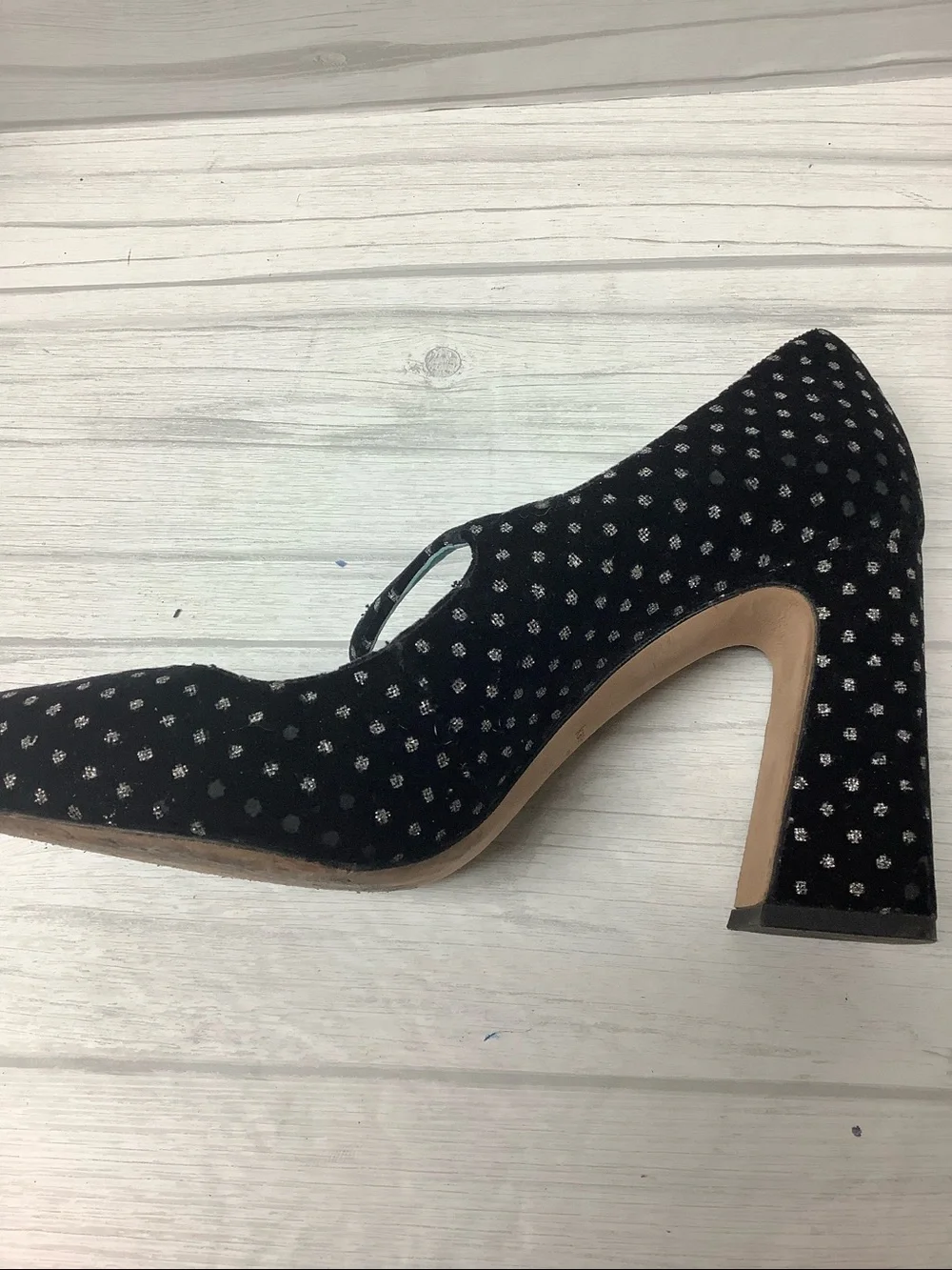 kate spade black velvet